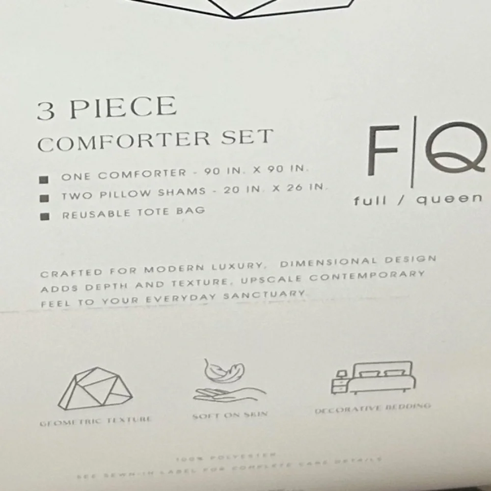 Earthy Serenity Grounded In Beauty Sand Full/Queen Comforter Set 90”x90”